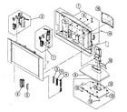Sony KLV-26HG2 cabinet parts 1 diagram