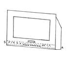 Magnavox 14MS2331/17 cabinet parts diagram