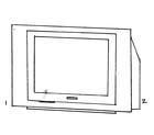 Magnavox 27MS5402/17 cabinet parts diagram