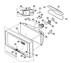 Sony KD-34XS955 cabinet parts 2 diagram