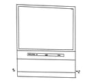 RCA D52W20 cabinet parts diagram