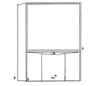 RCA P52939 cabinet parts diagram