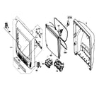 Magnavox 27MC4304/17 cabinet parts diagram