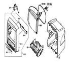 Magnavox MC09E1MG/17 cabinet parts diagram