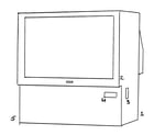 Magnavox 51MP392H cabinet parts diagram