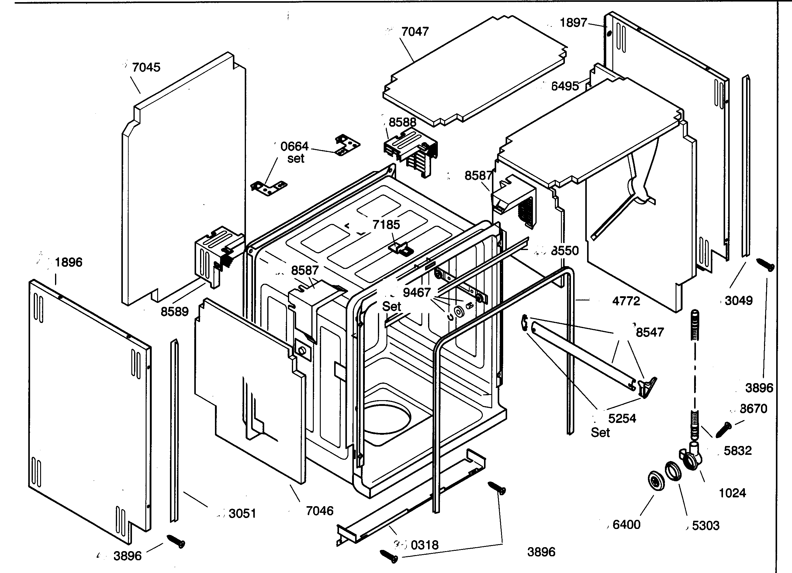 Canibnet parts
