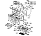 Kenmore 72164663300 oven cavity diagram