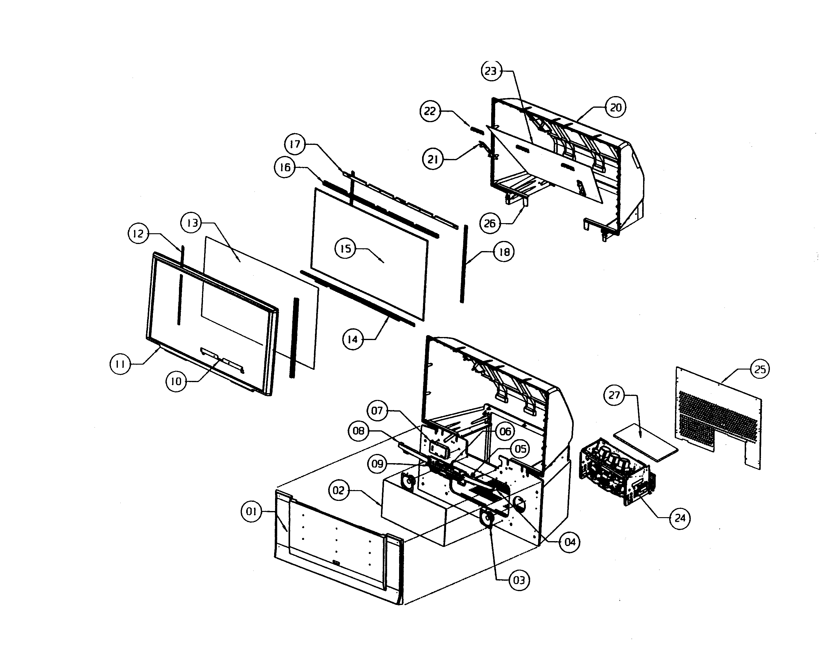 Cabinet parts 1