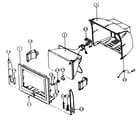 Samsung TXN2775HF cabinet parts diagram