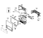 Samsung PT4299HD cabinet parts diagram