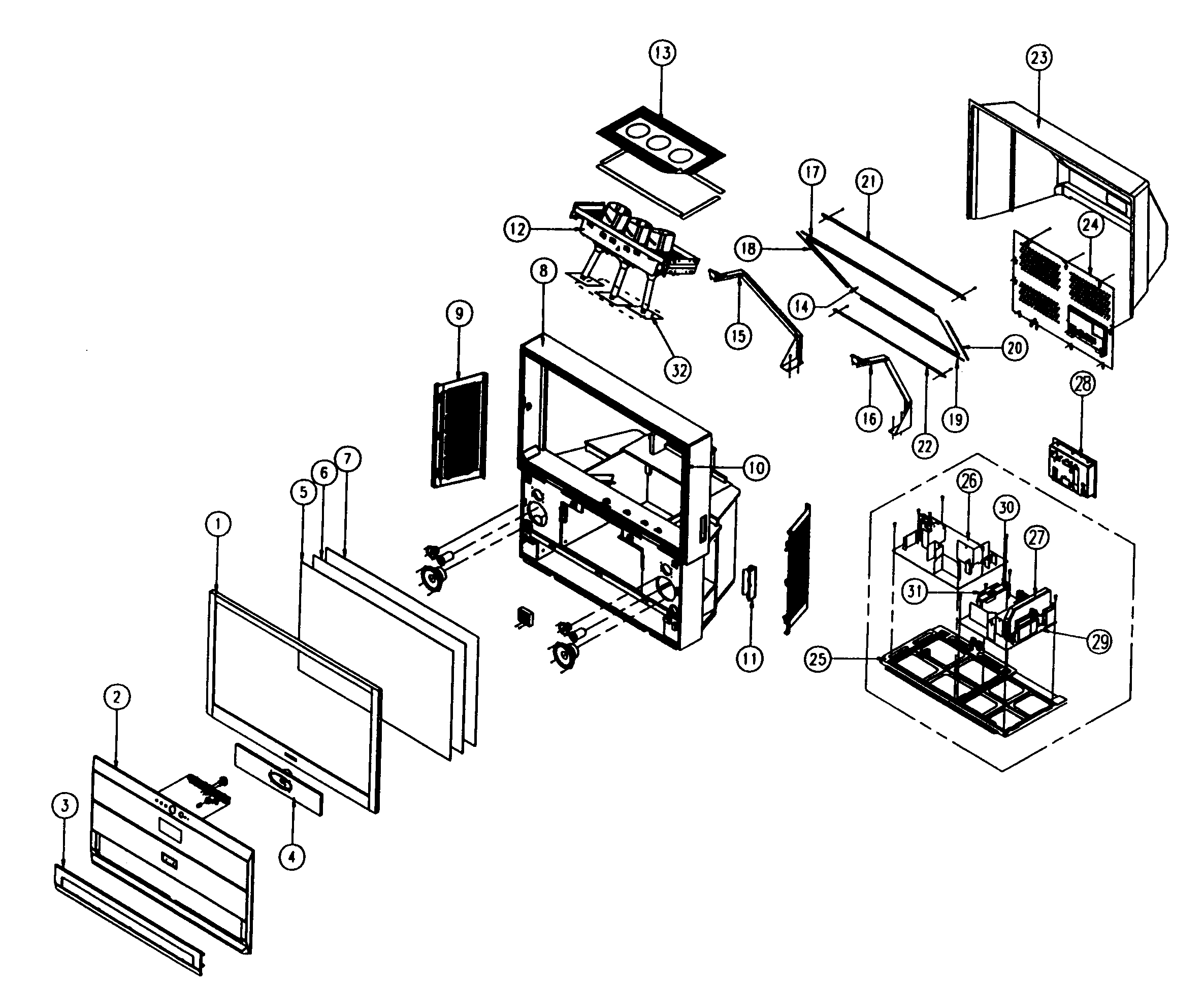 Cabinet parts