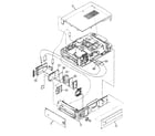 Sony DPP-EX50 cabinet parts 1 diagram