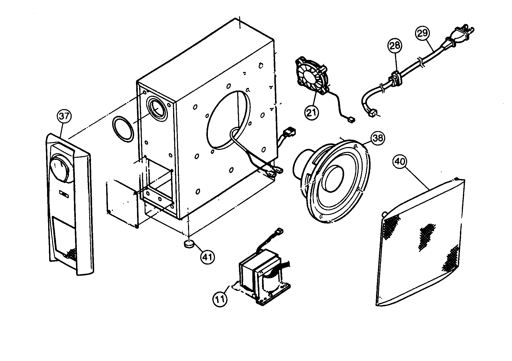 Cabinet parts