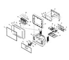 Samsung PCL5415RX cabinet parts diagram