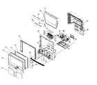Samsung HCL552WX cabinet parts diagram