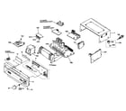 Sony STR-K6800P cabinet parts diagram