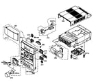 Sharp XL-DV50 cabinet parts diagram