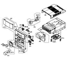 Sharp XL-DV5 cabinet parts diagram
