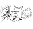 JVC AV-27530R cabinet parts diagram