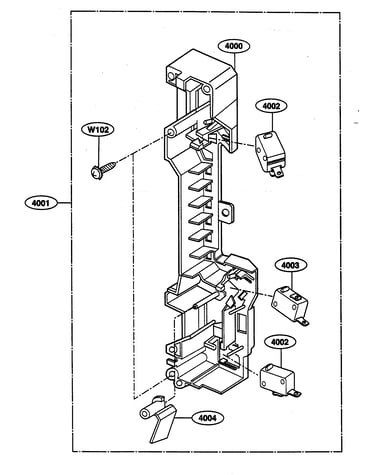 Latch board parts