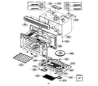 Kenmore Elite 72180883400 oven cavity parts diagram