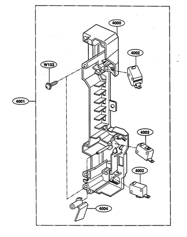 Latch board parts