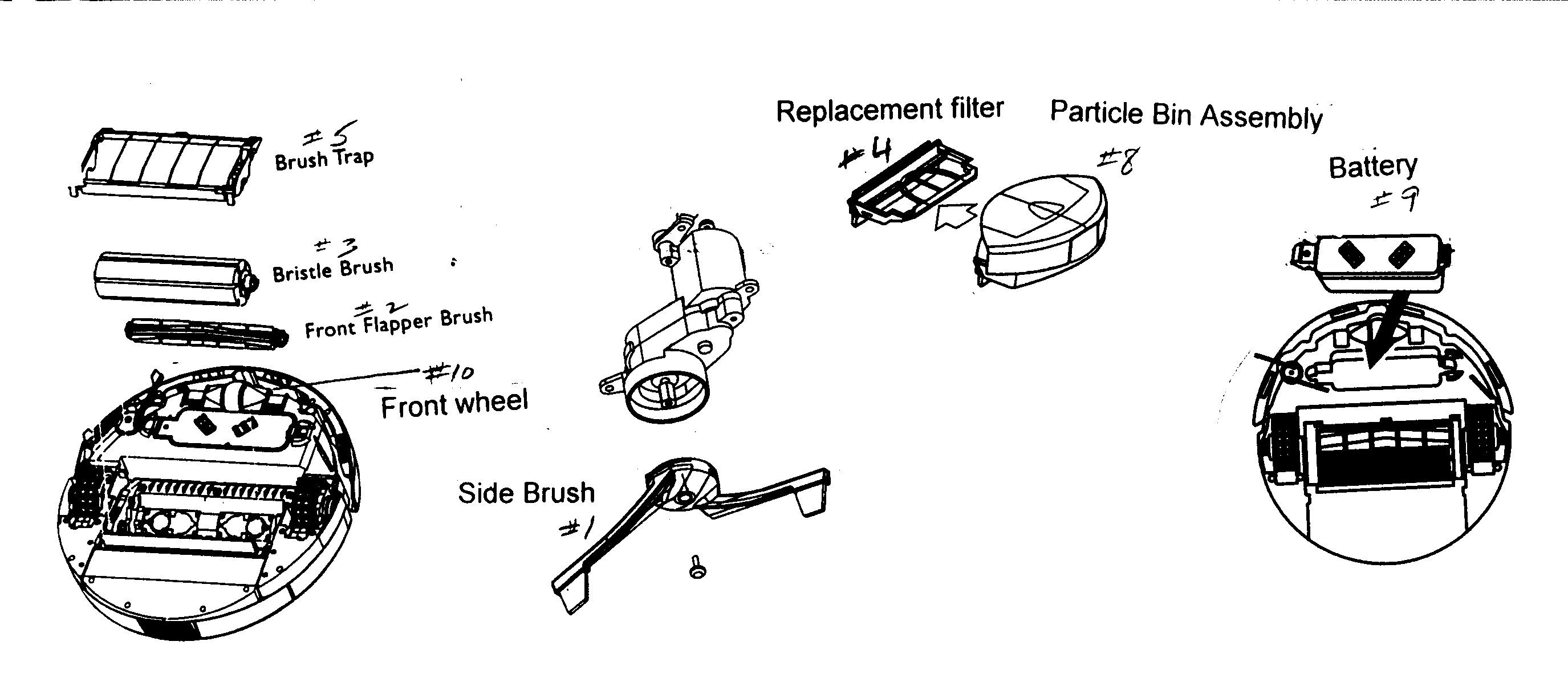 Cabinet parts