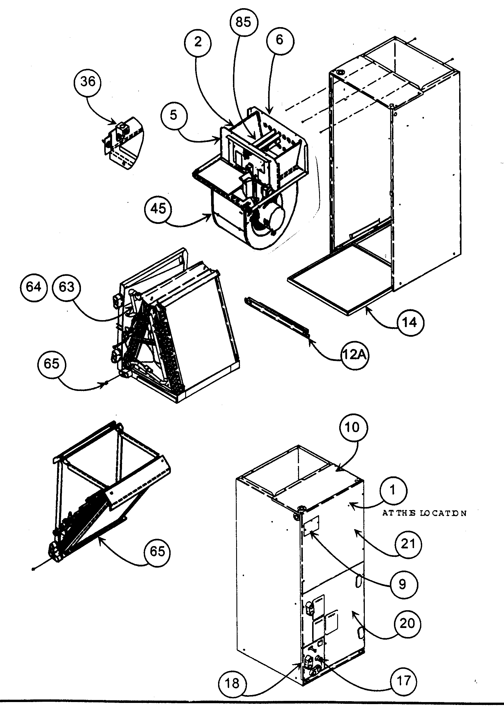 Casing assy
