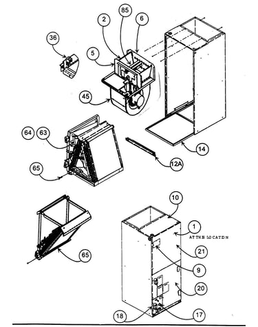 Casing assy