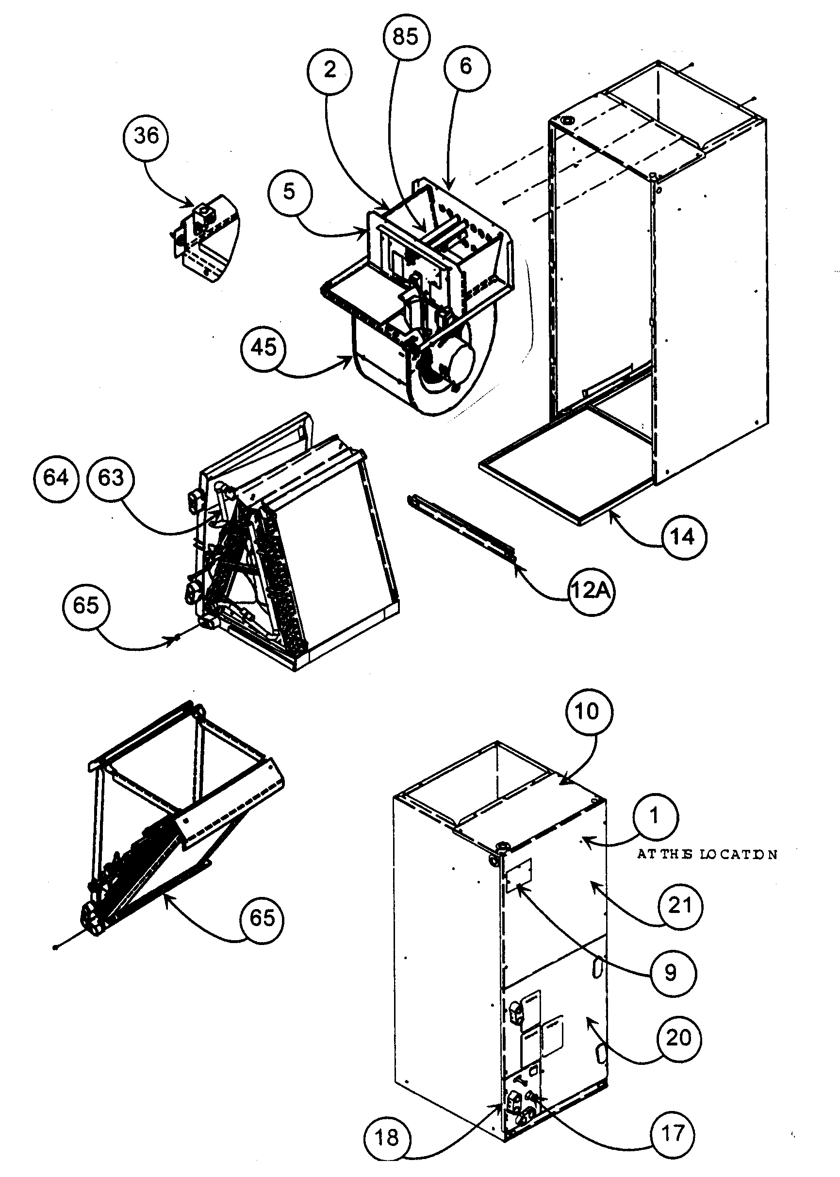 Casing assy