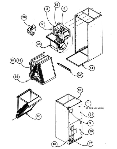 Casing assy