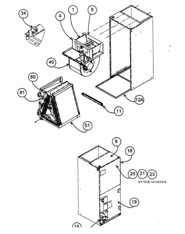 Casing assy