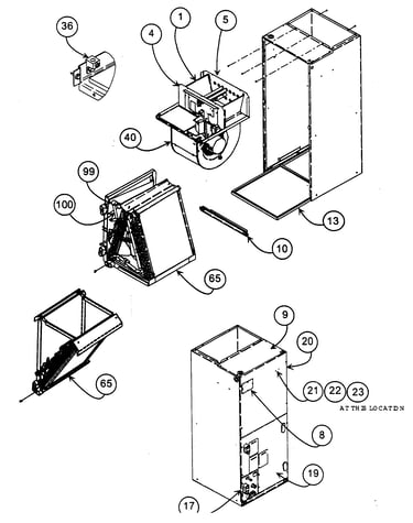 Casing assy