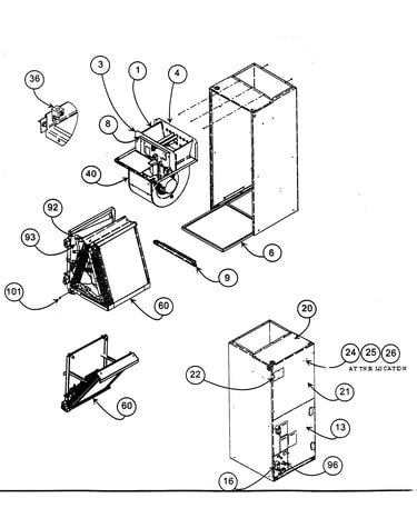 Casing assy