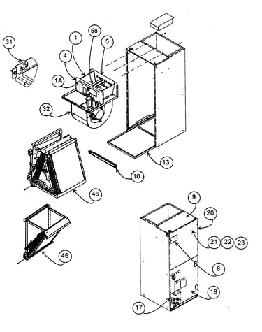Casing assy