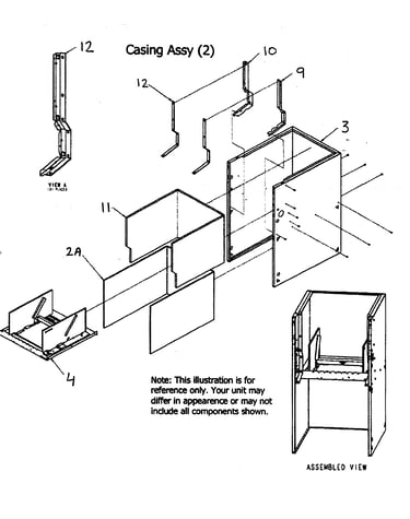 Casing assy