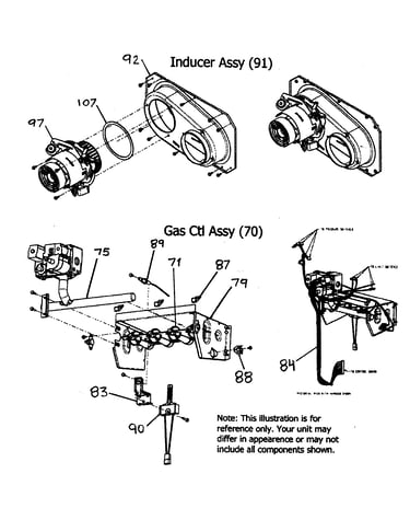 Inducer assy