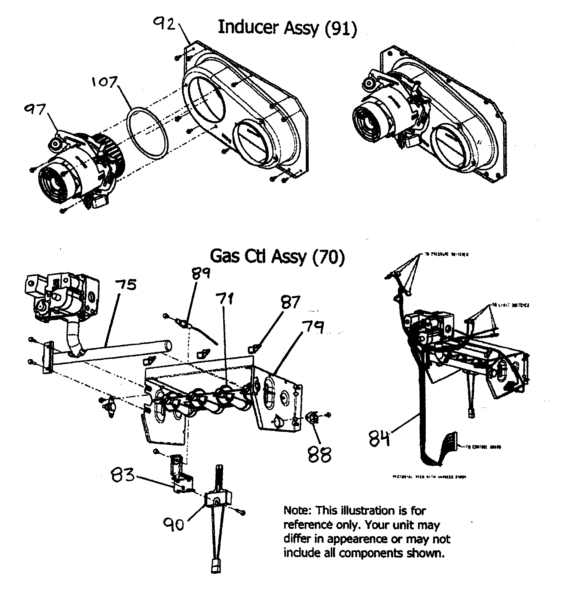 Inducer assy