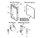 Payne PG8MAA042090 outer door/vent assy diagram