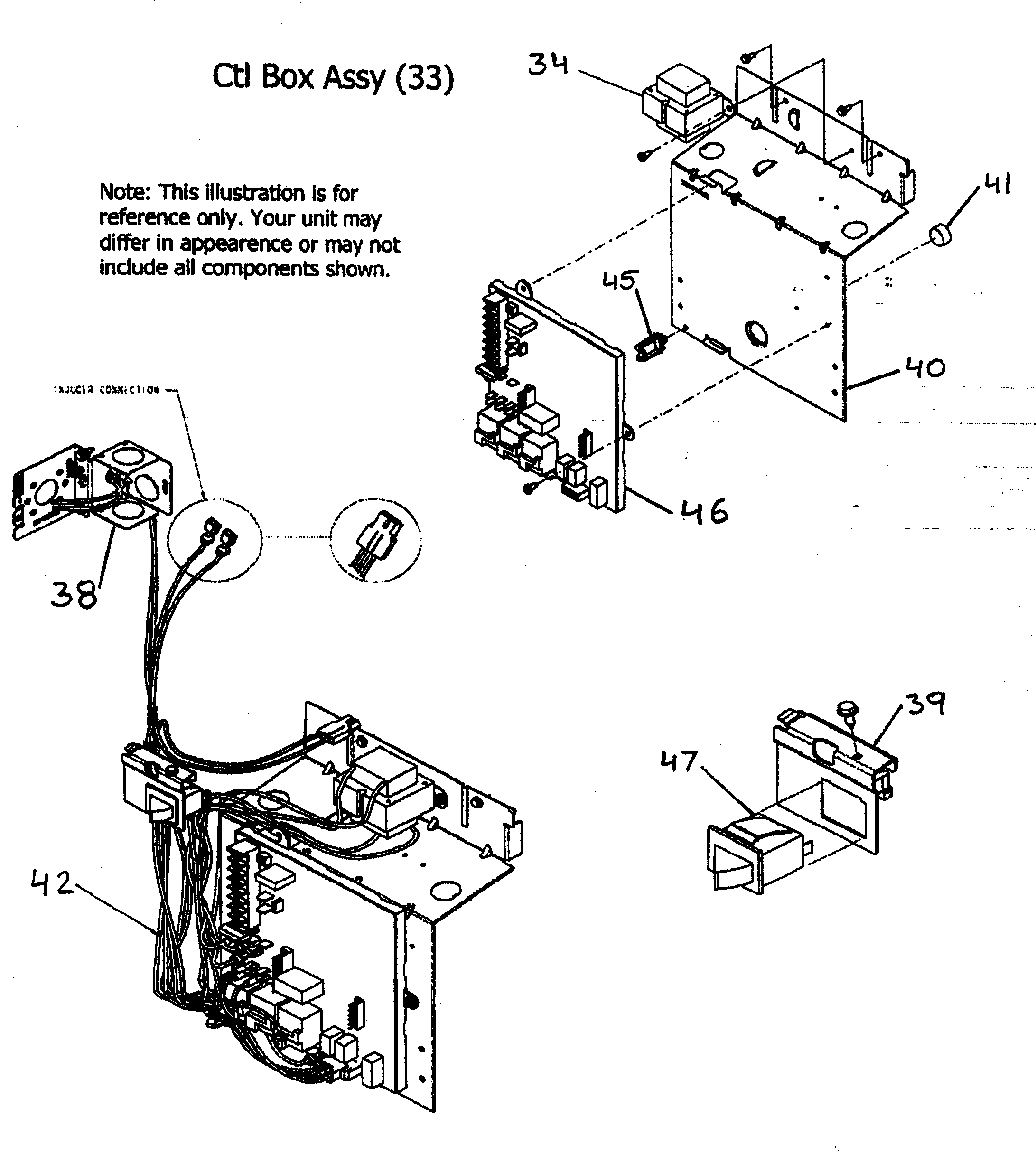 Control box assy