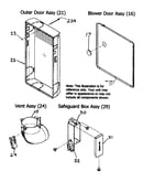 Outer door/vent assy