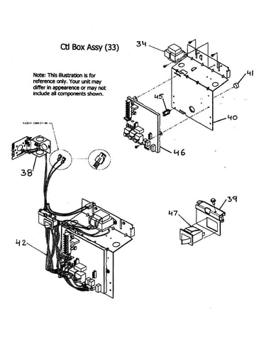 Control box assy