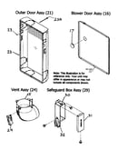 Outer door/vent assy
