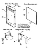 Outer door/vent assy