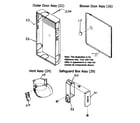Payne PG8MAA036070 outer door/vent assy diagram