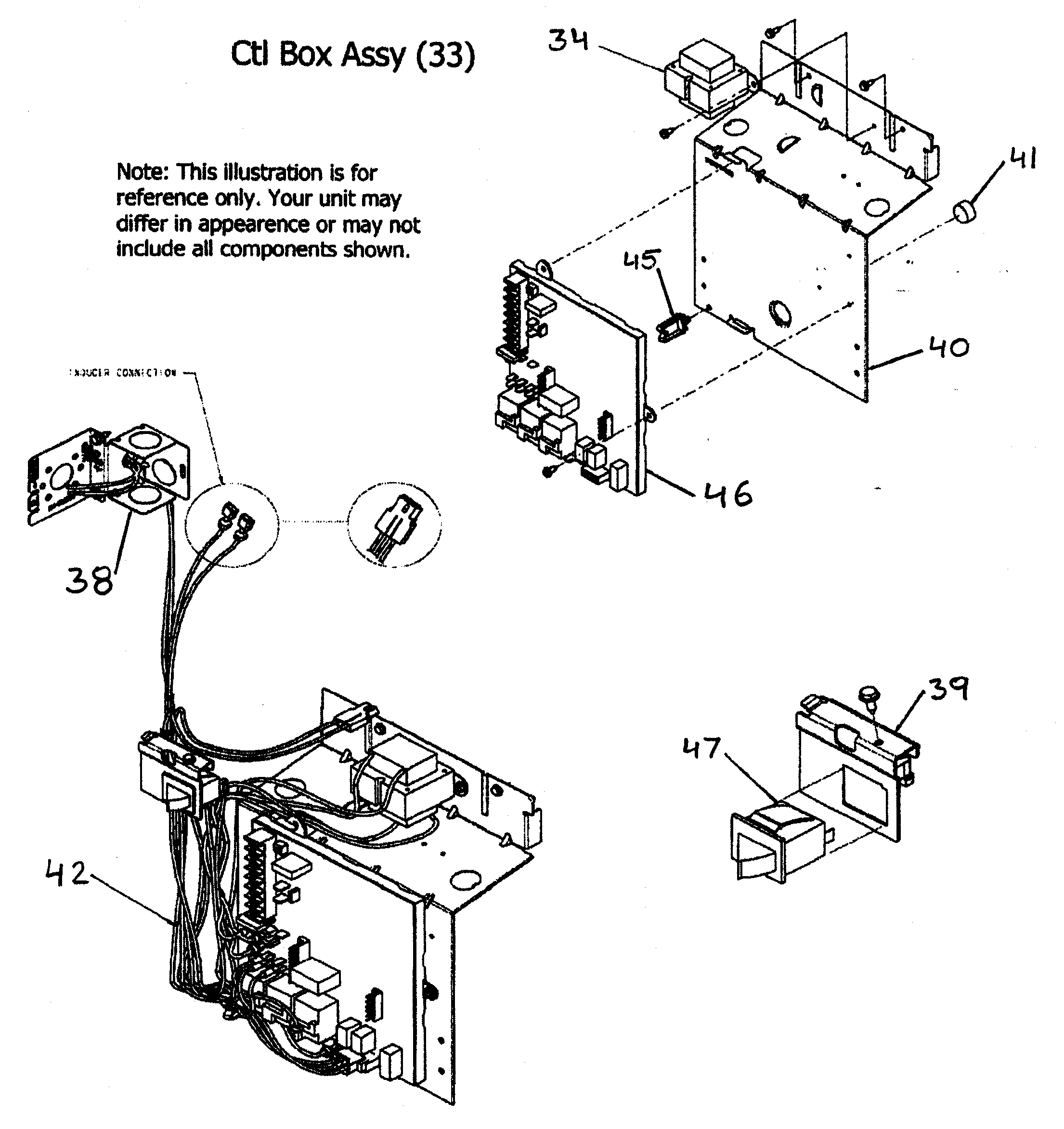 Control box assy