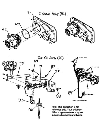 Inducer assy
