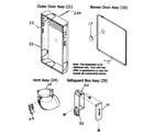 Payne PG8MAA066110AAJA outer door/vent assy diagram