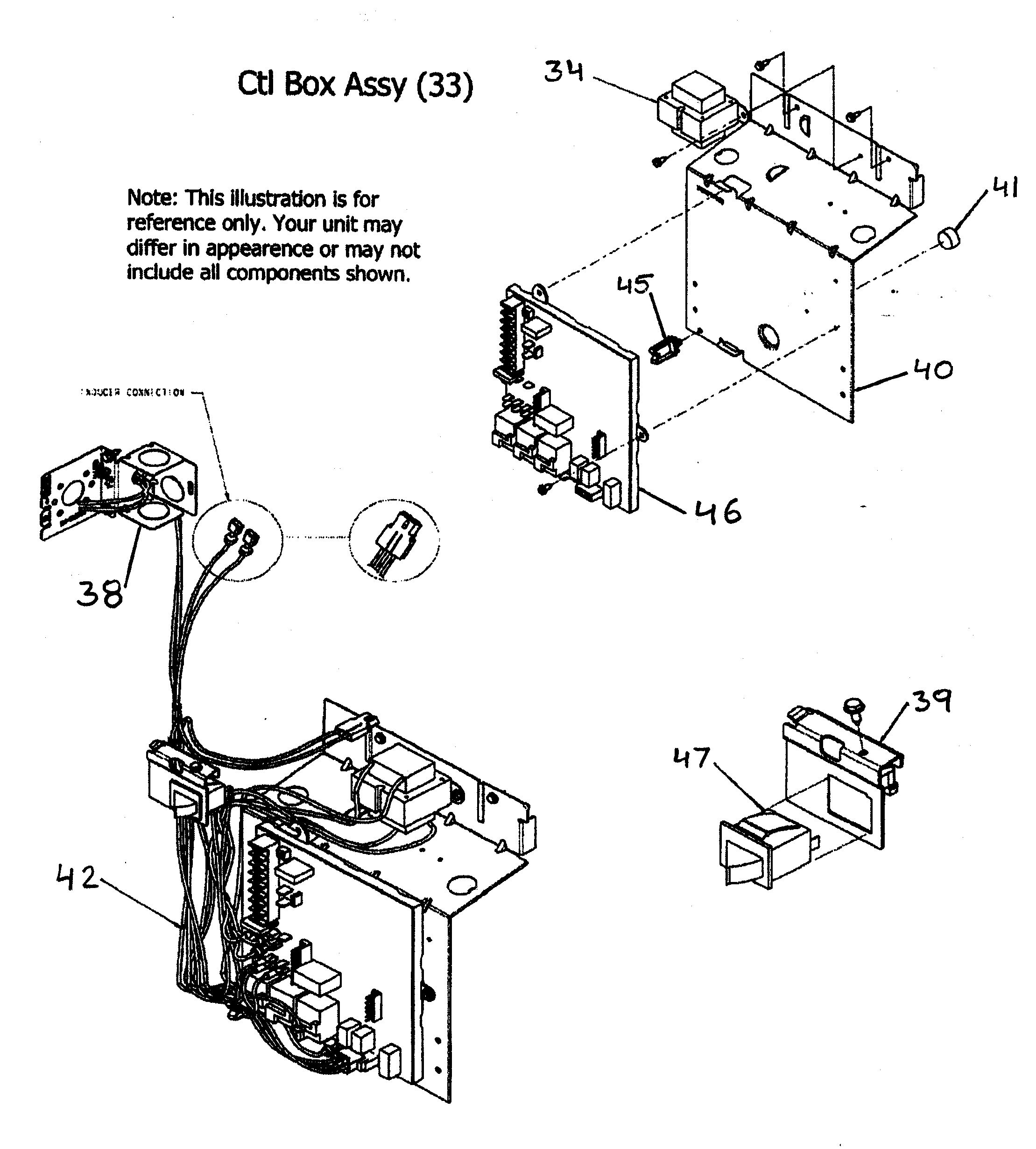 Control box assy