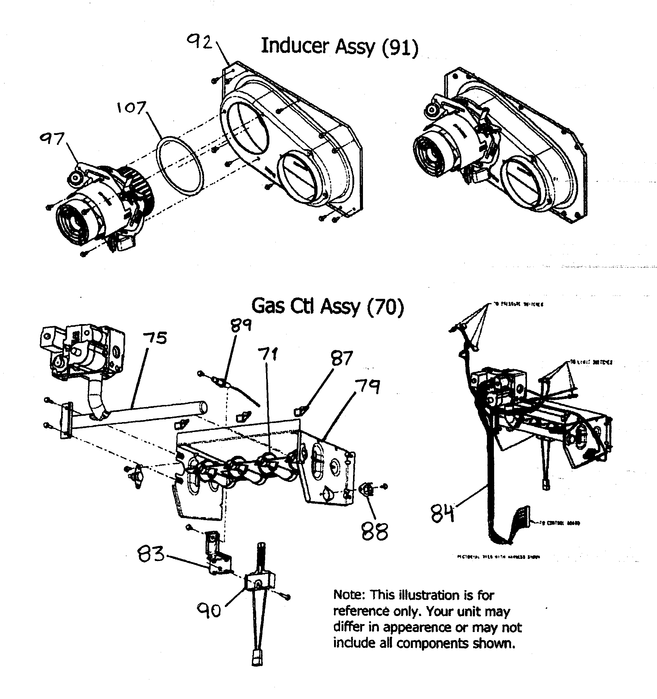 Inducer assy